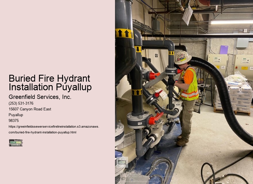 Buried Fire Hydrant Installation Puyallup